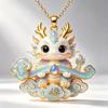 Chinesische Mythologie Neunschwänziger Fuchs Emaille Anhänger Halskette Für Frauen Freunde Trendig Exquisit Tägliche Wear Schmuck Geschenke