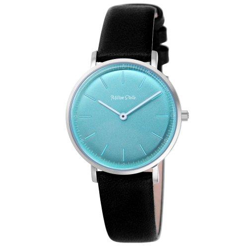 [Milton Stelle] Milton Stelle Italy Women s Leather Watch MS-141SB none