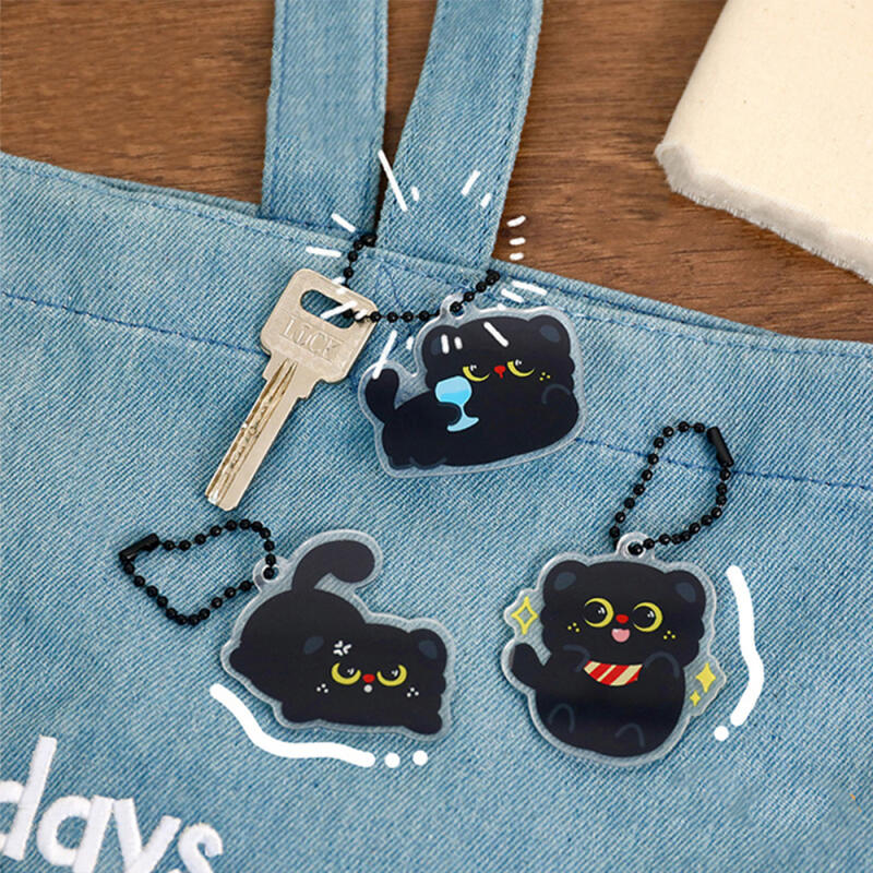 Artfield Cookie Cat Acrylic Keychain Yum yum