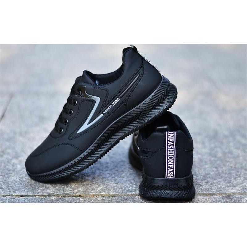 Men's Waterproof Sports Shoes Leather Casual Air Cushion Running Men's Shoes Sneakers