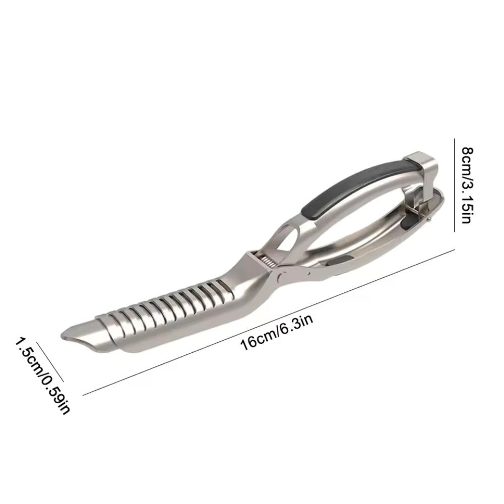 

Professional Rib Membrane Remover Tool Stainless Steel Rib Peeler Grilling And Cooking Effortless Rib Preparation Home Kitchen серебряный