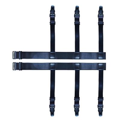 Herren Anti-Falten Strumpfhaltergürtel, Superweiches Nylon, Schwarz, SC-H