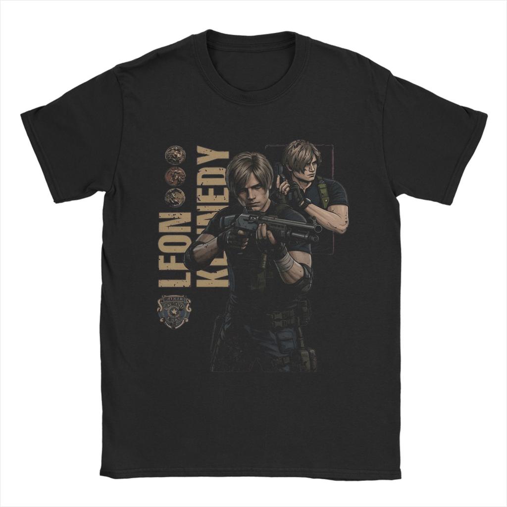 Leon Kennedy Girl Dinner T Shirt Beach Hippie T Shirts Unisex 100 Cotton ONeck 4XL 5XL 6XL Top Tees ShortSleeve Y2K Retro Tshirt