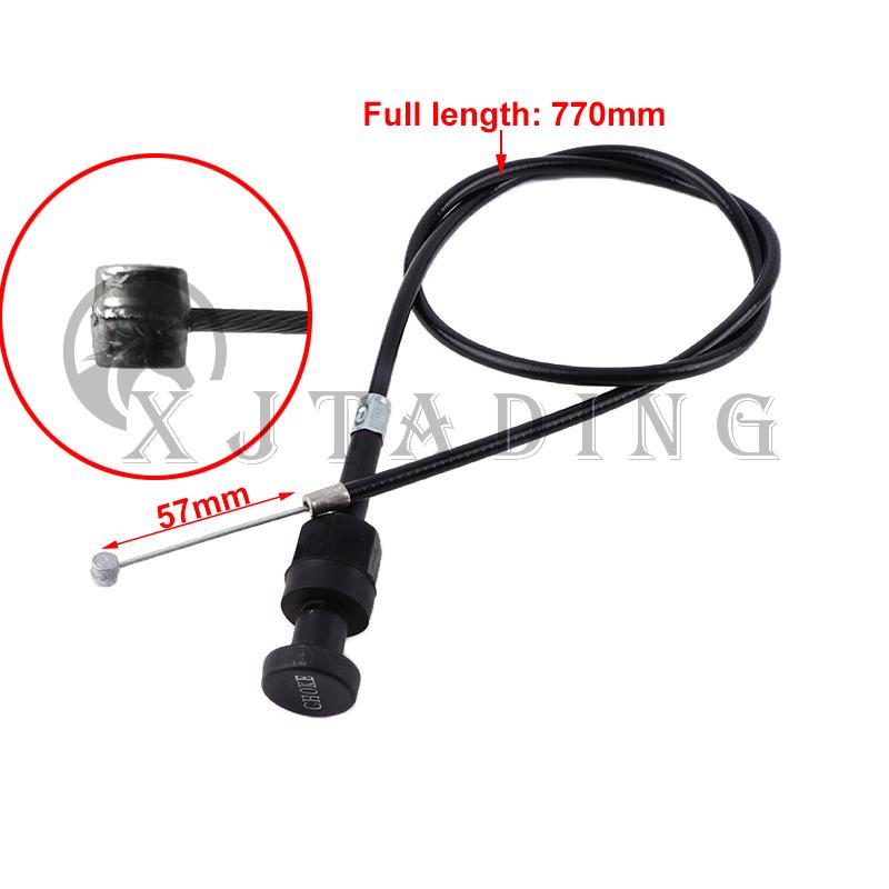 760mm/940mm Carburetor Choke Cable Bike Push Pull Choke Throttle Cable For Yamaha PW50 PW80 Pit Dirt Bike Motorcycle Motocross