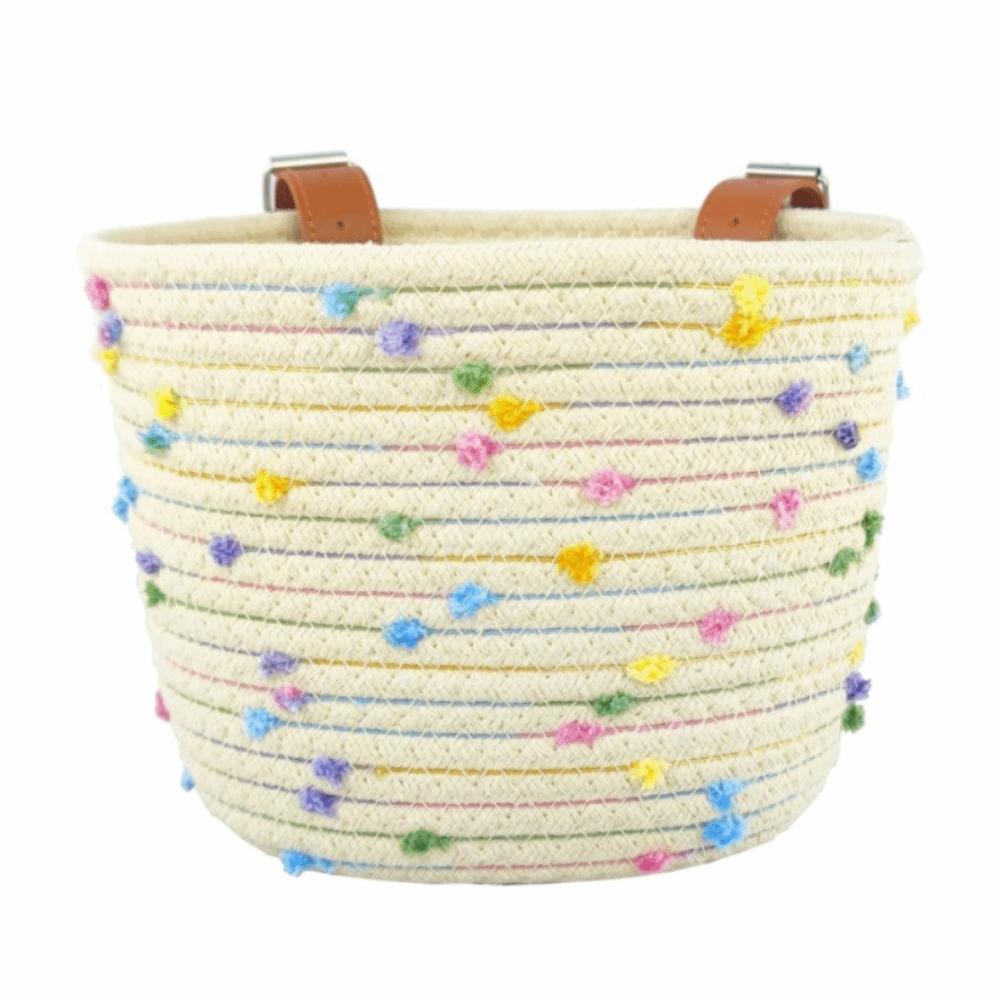 Großvolumiger Lenker-Frontkorb Abnehmbares Design Fahrrad-Tragetasche Fahrradkorb Jungen Mädchen