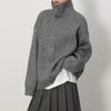Navava Women Simple Daily Ribbed Long Sleeve Knit Cardigan Nk2689