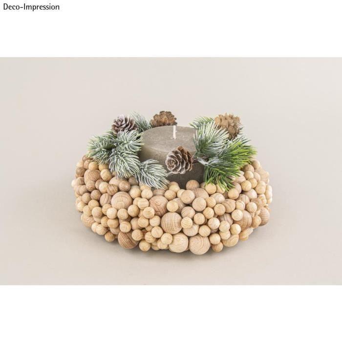 Boul.Raw wood,FSC100%,undrilled,15mm,sct.-LS 15pces