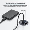 U3-095-HUB04 Desktop USB Hub To 2xCard Reader+USB-C+2xUSB 3.0+Headphone Jack Splitter Dock Station
