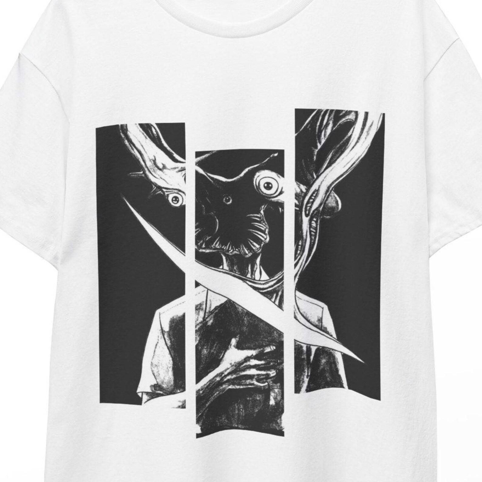 Parasyte Shirt Migi Parasyte the Maxim Anime T-Shirt Shinichi Izumi Horror Manga Tee Kanji T-Shirts Parasyte Sticker Poster Yugi Shirt Anim M