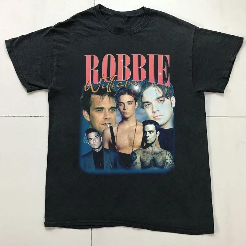 Robbie Williams Tričko Dárek Vánoce Rodina Bavlna Pánské S-5XL Košile TU1765