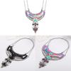 Bohemian Geometric Retro Necklace With Alloy Finish For Unisex Travel Gift
