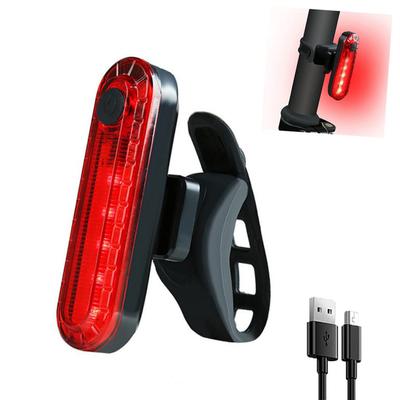 USB Dobíjecí LED Zadní Světlo na Kolo Jasné Zadní Světlo na Kolo pro Cyklistiku Bezpečnostní Blikačka 4 Možnosti Světelného Režimu