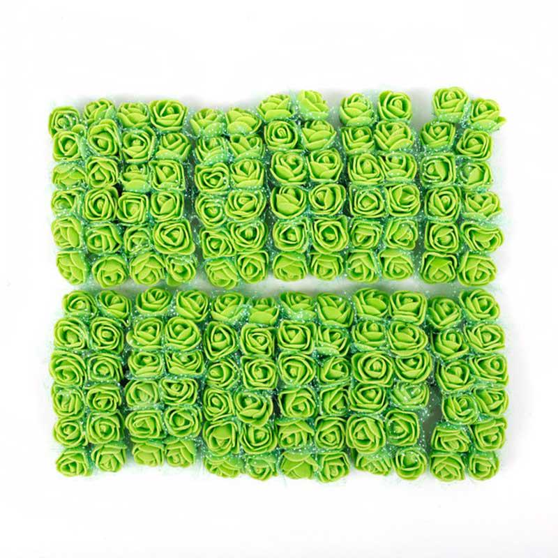 Artificial PE Foam Flower Faux Small Rose Real Looking Fake Roses for Wedding Bouquets