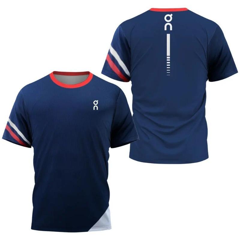 BOLIV MODA Heren 3D Geprint T-shirt Buiten Fitness Ademend Sneldrogend Sport Korte Mouw Ronde Hals Pullover Casual Top XL