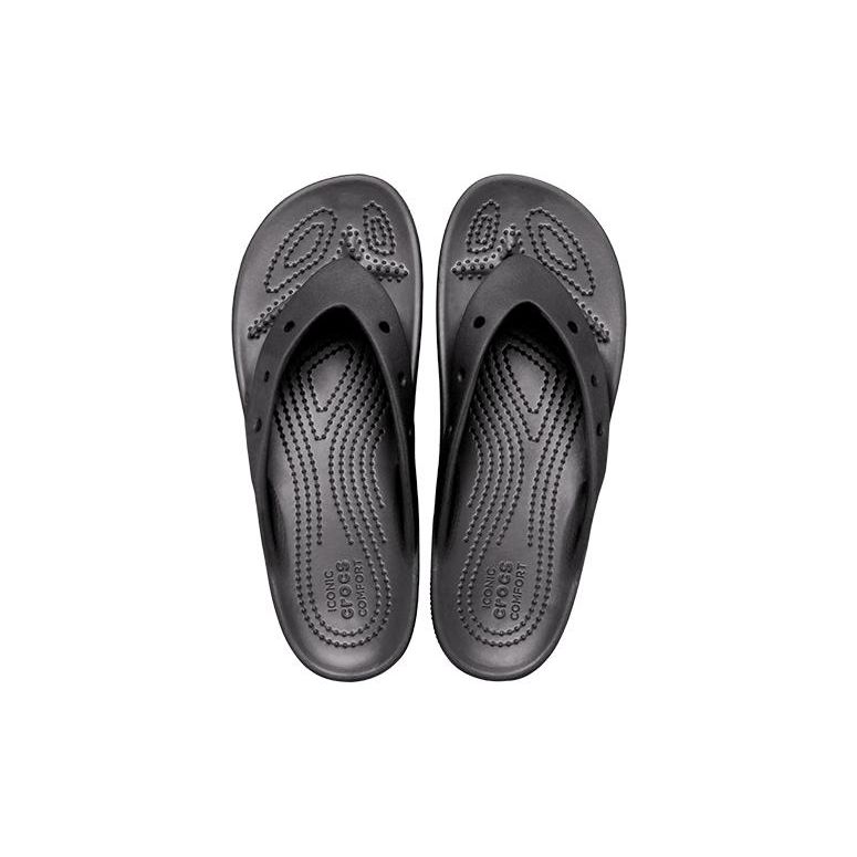 Crocs Classic Cloud Anti-Rub Flip Flops Women Footwear Black 207714-001