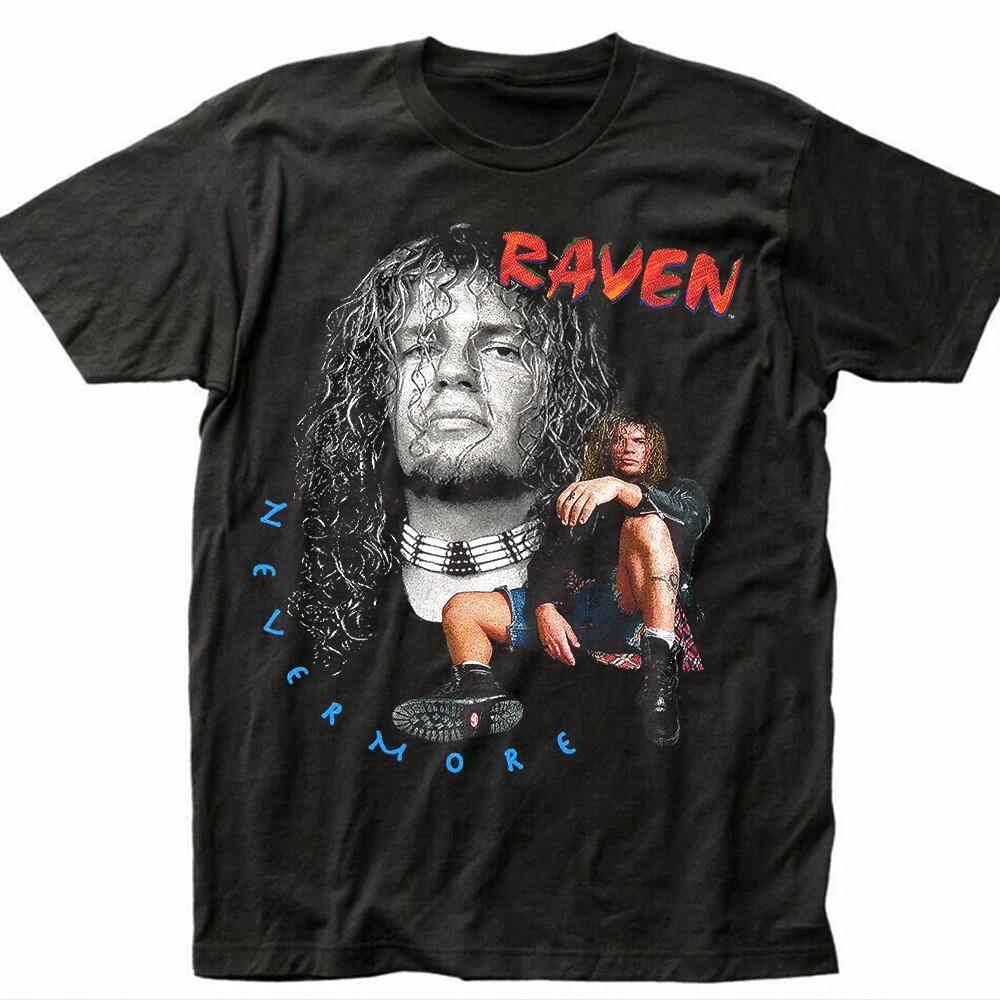 Редкая ХЛОПКОВАЯ МУЖСКАЯ ФУТБОЛКА UNISEX RAVEN BAND Все Размеры 10D517 XXL