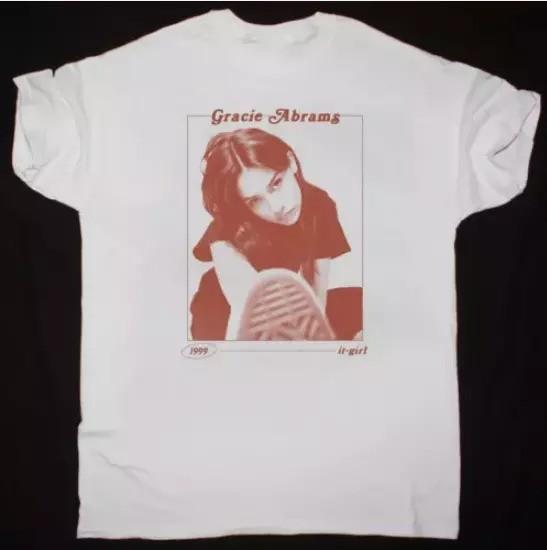 Gracie Abrams Music White T-Shirt Cotton Unisex S-5XL S разноцветный