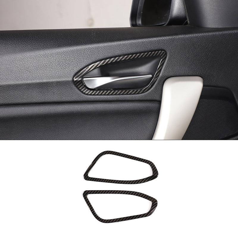 Für BMW 1 2er F20 F21 F22 F23 2012-2018 ABS Kohlefaser Auto Mittelkonsole Innendekor Aufkleber Autozubehör