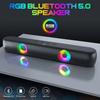 T-WOLF B320 Bluetooth Desktop Speaker with Heavy Bass & RGB Lights