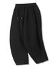 TRILLION One-Pleat Curved Side-Pleat Sweatpants_3Color