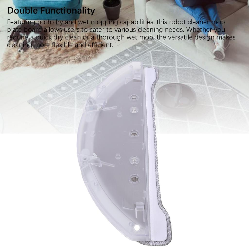Roboter Staubsauger Mopp Platte Brett Wiederverwendbar Effizient Mopp Tuch Plattenhalter Halterung Ersatz für EVE PLUS