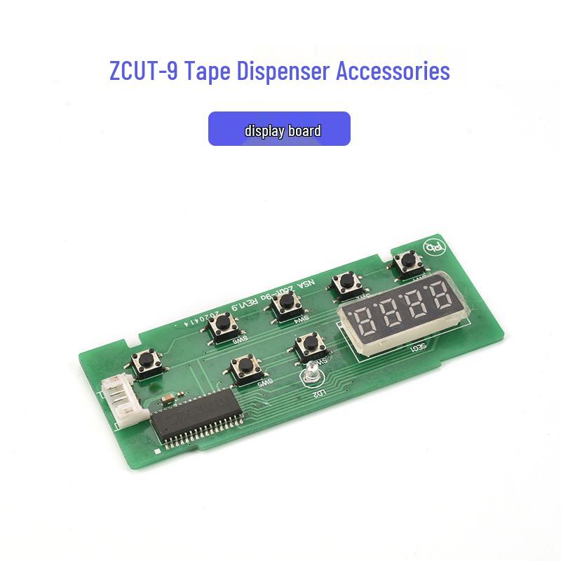 Zestaw ostrzy i uchwytu do elektrycznego obcinaka do taśmy ZCUT-9 z kółkiem klejącym i akcesoriami