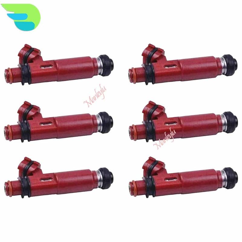 6Pcs Fuel Injector Nozzle MD357267 195500-3970 1955003970 For 2001 2002 Mitsubishi Montero 3.5L V6