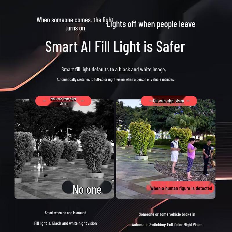 Hikvision 4MP Full-Color Smart Outdoor AI Camera CN Plug (adapter Included)