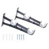 Double Curtain Rod Bracket Heavy Duty Curtain Rod Brackets for 1"Rod Wall Mounted Curtain Rod Holders for Living Room