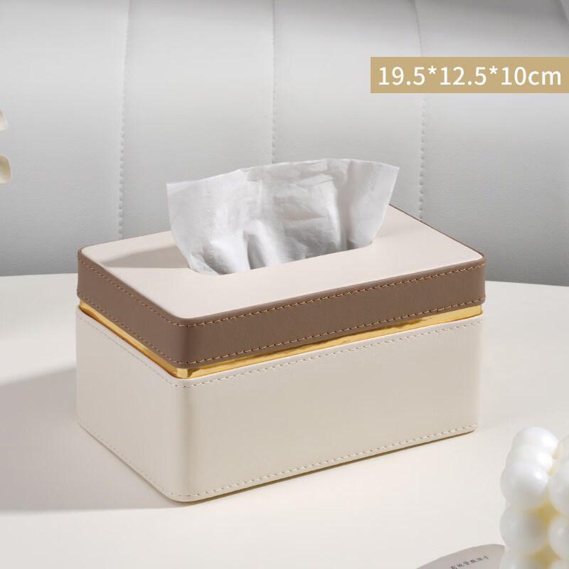 Luxury Leather Desktop Tissue Box