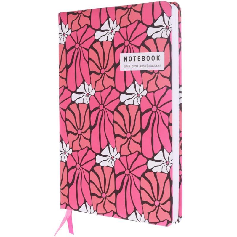 Doodle Hard Bound Soft Foam Padded Hard Cover Paper Notebook | Compact A5 Size (8.25 X 5.7) | 160 Pages, 80 Gsm | Flat O