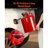 VEVOR Safety Gas Can, 19 L Type II Red Safety Can for Gasoline with Stainless Steel Flame Arrester, Self-Closing Lid, and Flexible Metal Spout