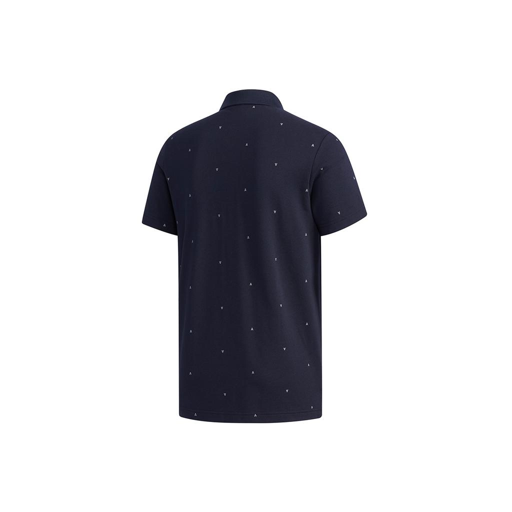 Adidas Ai Aop Casual Sport Breathable Short Sleeve Polo Shirt Men Tops Navy-Blue DY8707
