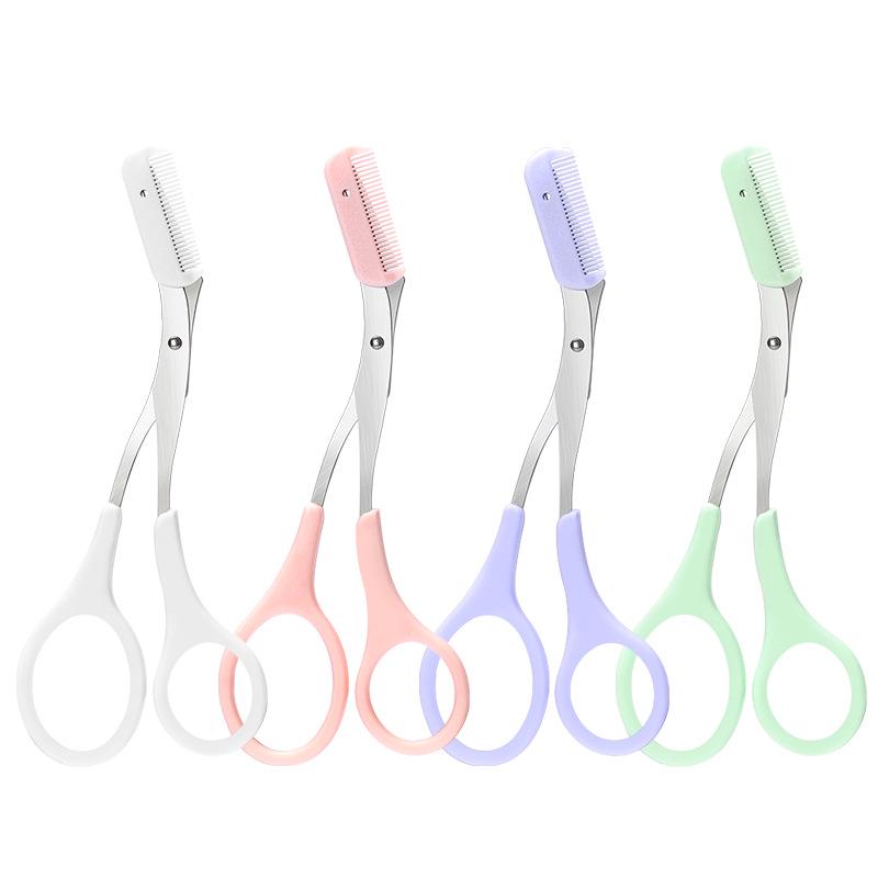 Eyebrow Shaping Kit: Beginner Scissors, Razor, and Comb Tools