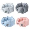 Inflatable U-Shape Neck Pillow Portable Press To Inflate Ergonomic Head Neck Support Ultralight Car Airplane Train Outdoor Travel Cervical Cushion