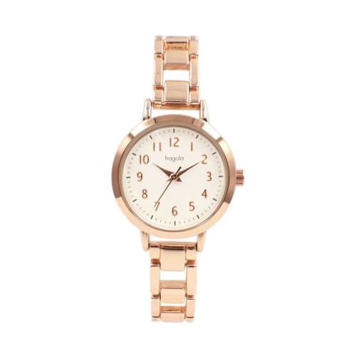 

Fragola Basic Ladder Metal Watch N04422A-2 PG Women s Rose Gold