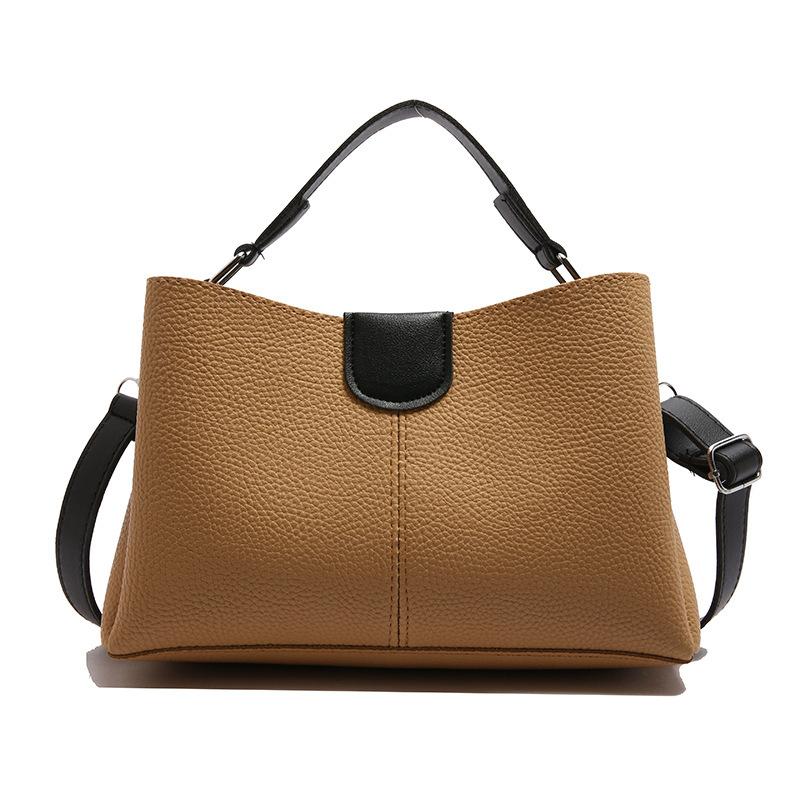 Solid Color Pendant 2025 Spring Retro New Simple Fashion Trend Temperament Casual Portable Shoulder Messenger Women's Bag