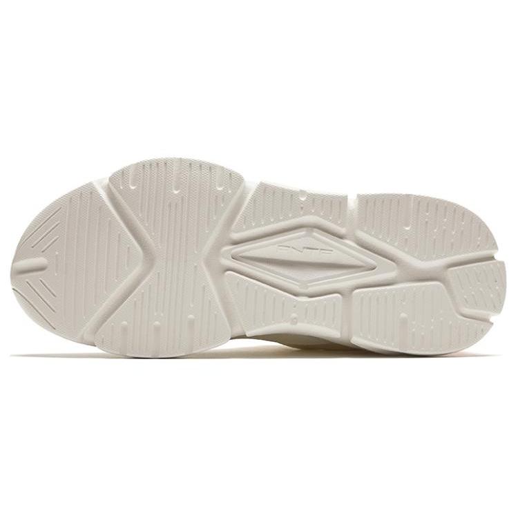 Anta Life Collection Cushioning Low top Casual Shoes Men's White Orange 912428809-4