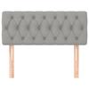 VidaXL Headboard Bedroom Furniture Bed Accessory Single Bed Headboard Interior Light Grey 346326