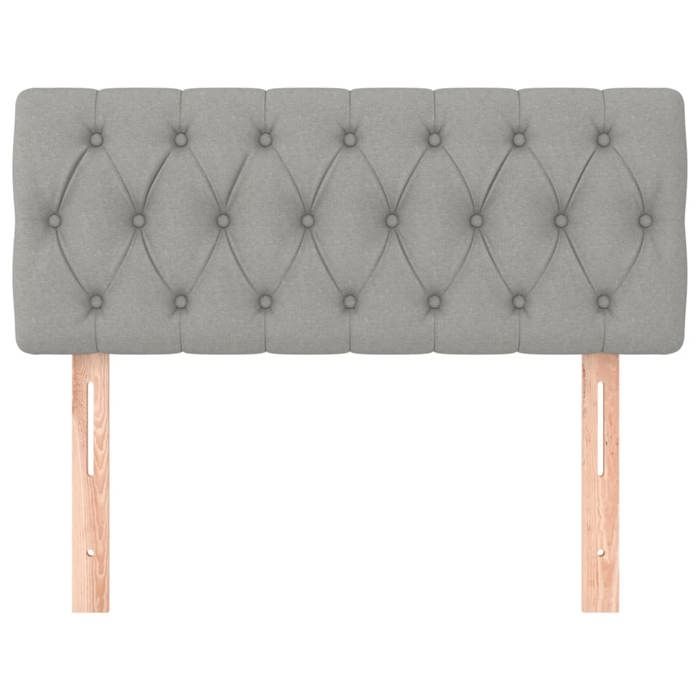 VidaXL Headboard Bedroom Furniture Bed Accessory Single Bed Headboard Interior Light Grey 346326