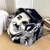1 Stück Charlie Chaplin Filmstreifen Automatischer Faltregenschirm, Tragbares faltbares Design, Lässiges Outdoor-Accessoire L1127056