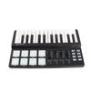 25 Key Ultra Portable USB MIDI Keyboard Controller with 8 Colorful Backlit Trigger Pads