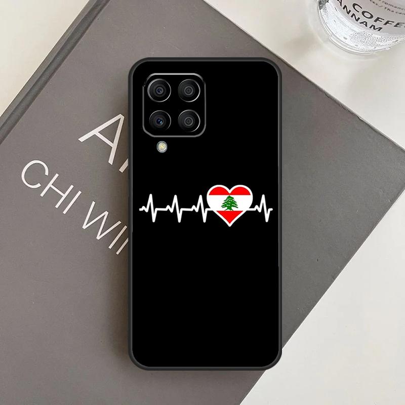 Lebanese Lebanon Flag Case For Samsung Galaxy M15 M35 M55 M56 M36 M16 M06 M31 M13 M33 M53 M12 M32 M52 M14 M34 M54