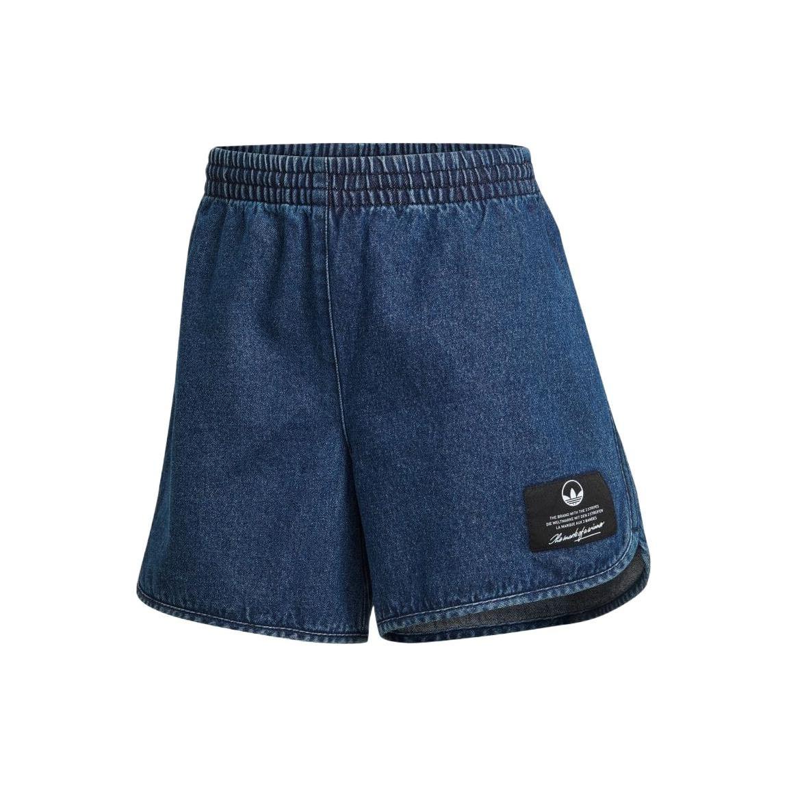 (WMNS) adidas Denim Shorts Asia Sizing Teal Women s HL9071 S