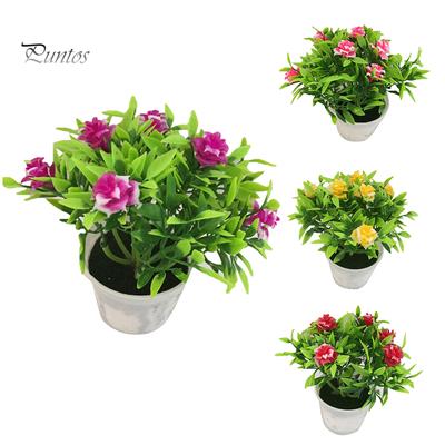 Künstliche Hochzeit Heimparty Deko Requisiten 1 Stück Topfblume Rose Bühne Garten