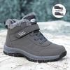 Women's Waterproof Plush Snow Boots - Non-Slip, Wide Fit with Velcro