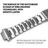 Korlexchi 316 Stainless Steel Bracelet Watch Band, Custom Metal Strap, Compatible with Casio and G-SHOCK Men's GM5600 and GM-5600B (Silver)