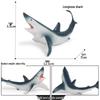 Marine Animal Simulation Model Figures: Shark, Dolphin, Hammerhead, Crab, Squid, Starfish for Kids' Education