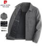 Men's Pierre Cardin Wool Work Jacket, 2025 Spring/Autumn Collection, Mid-Age Style, Turn-Down Collar, Fall/Winter Outerwear