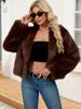 Women's clothing hot-selling T new imitation fur jacket plush warm